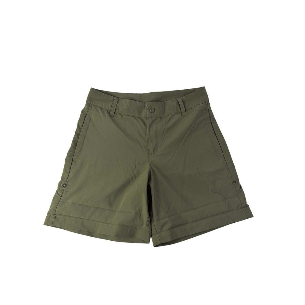 Columbia Silver Ridge Utility Short Womens 8 Outdoor Roll Up Green 2037201